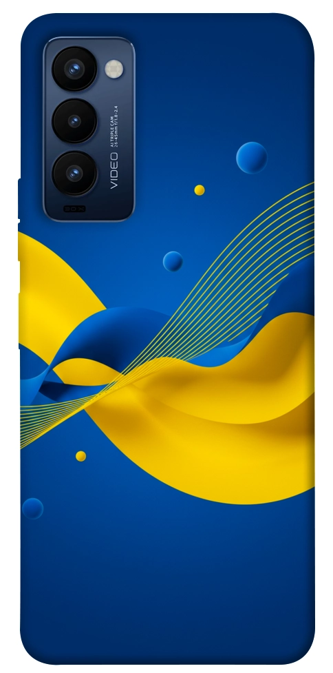 Чехол Жовто-синя гармонія для TECNO Camon 18