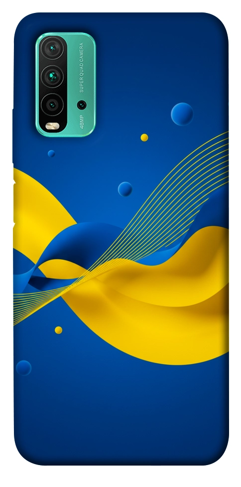 Чехол Жовто-синя гармонія для Xiaomi Redmi Note 9 4G