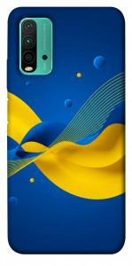 Чехол Жовто-синя гармонія для Xiaomi Redmi Note 9 4G