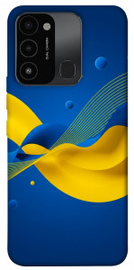 Чохол Жовто-синя гармонія для TECNO Spark 8C
