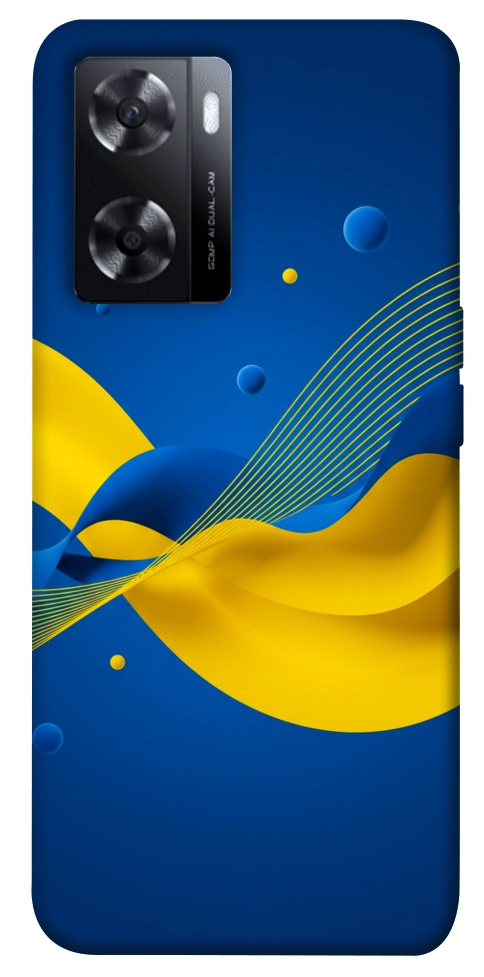 Чехол Жовто-синя гармонія для Oppo A57s