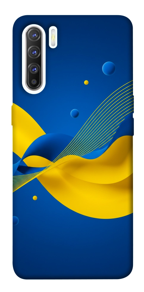 Чохол Жовто-синя гармонія для Oppo Reno 3