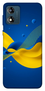 Чехол Жовто-синя гармонія для Motorola Moto E13