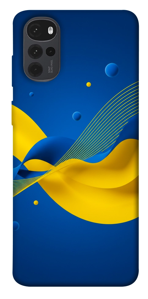 Чохол Жовто-синя гармонія для Motorola Moto G22