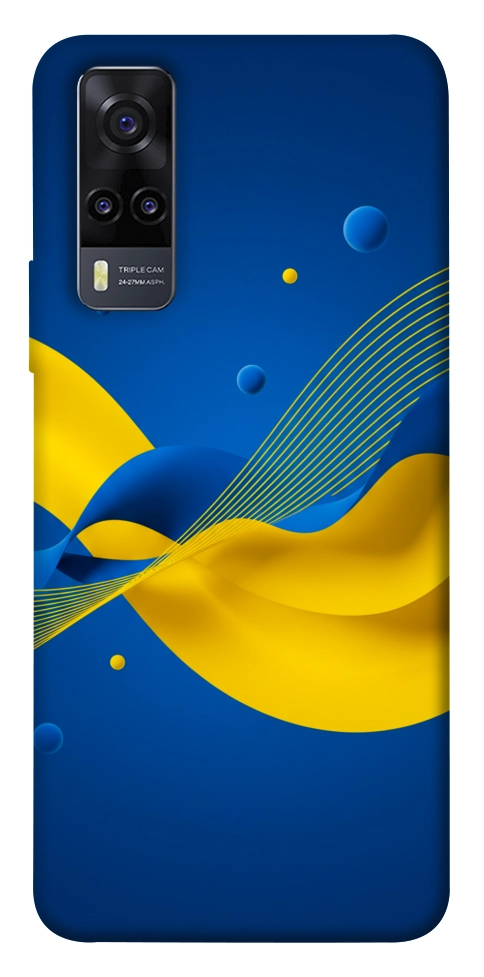 Чехол Жовто-синя гармонія для Vivo Y31