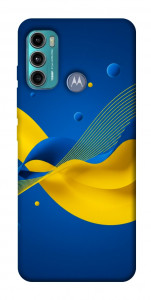 Чохол Жовто-синя гармонія для Motorola Moto G60