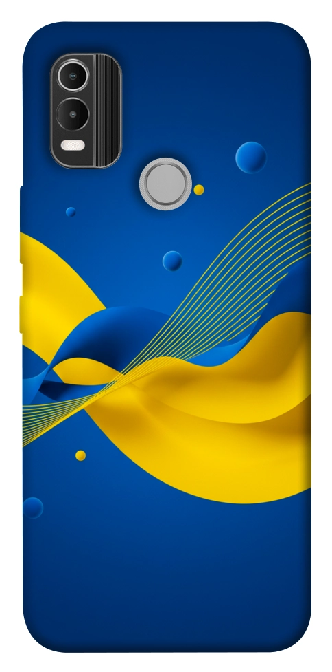Чохол Жовто-синя гармонія для Nokia C21 Plus