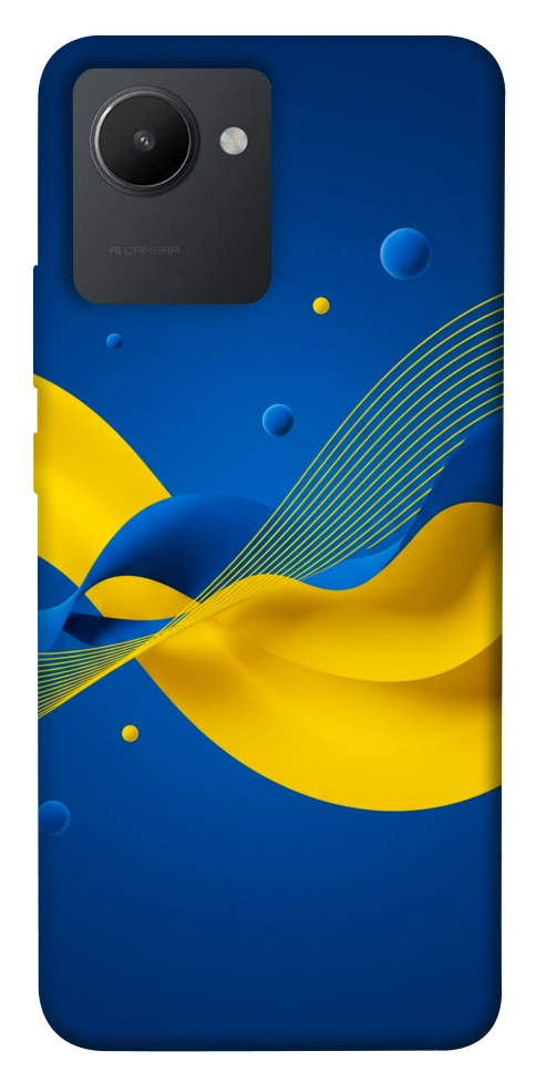 Чехол Жовто-синя гармонія для Realme C30s