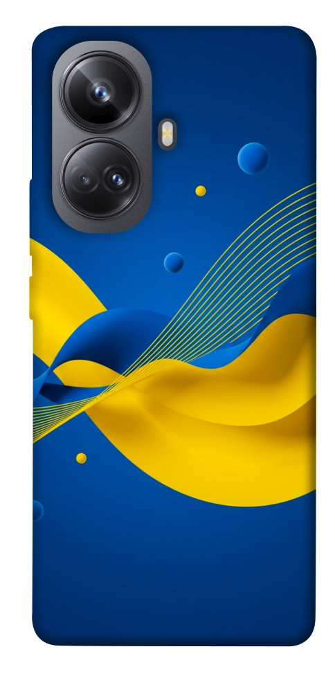 Чехол Жовто-синя гармонія для Realme 10 Pro+
