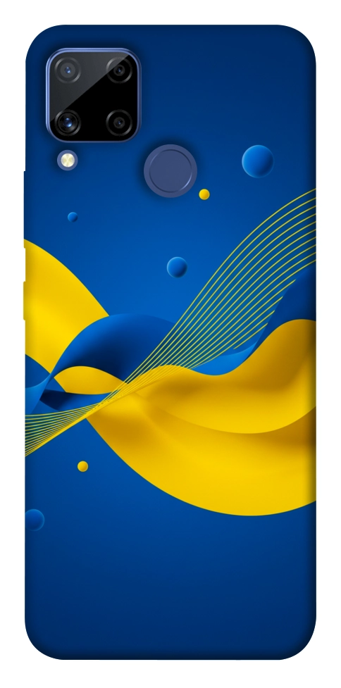 Чехол Жовто-синя гармонія для Realme C15