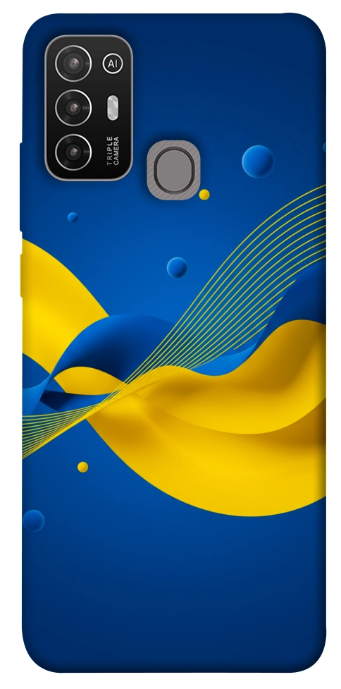 Чехол Жовто-синя гармонія для ZTE Blade A52