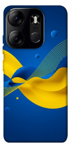 Чохол Жовто-синя гармонія для Tecno Spark Go 2023
