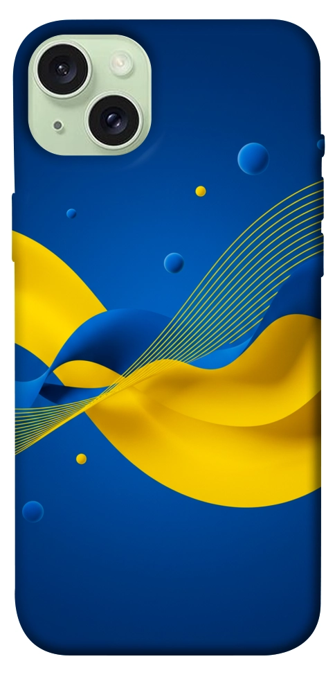 Чехол Жовто-синя гармонія для iPhone 15 Plus