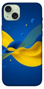 Чохол Жовто-синя гармонія для iPhone 15 Plus