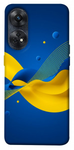 Чохол Жовто-синя гармонія для Oppo Reno 8 T 4G