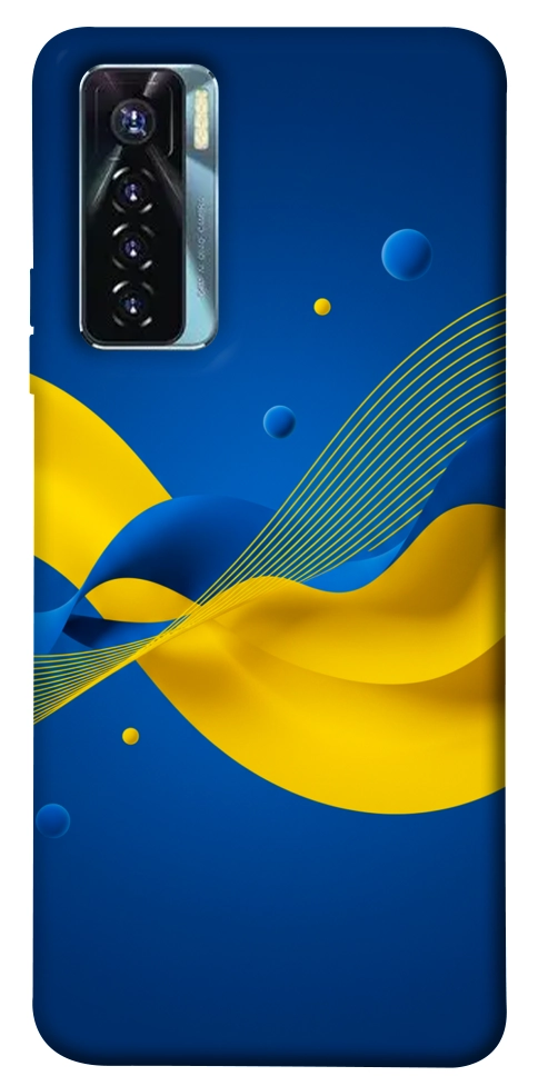 Чехол Жовто-синя гармонія для TECNO Camon 17 Pro