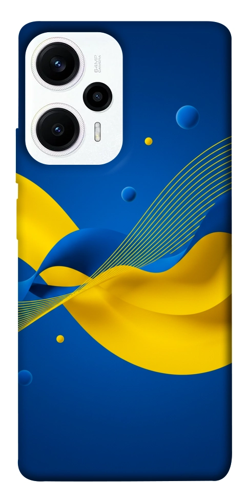 Чехол Жовто-синя гармонія для Xiaomi Poco F5