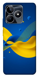 Чехол Жовто-синя гармонія для Realme C53