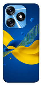 Чохол Жовто-синя гармонія для TECNO Spark 10