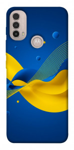 Чехол Жовто-синя гармонія для Motorola Moto E30