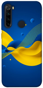 Чохол Жовто-синя гармонія для Xiaomi Redmi Note 8 2021