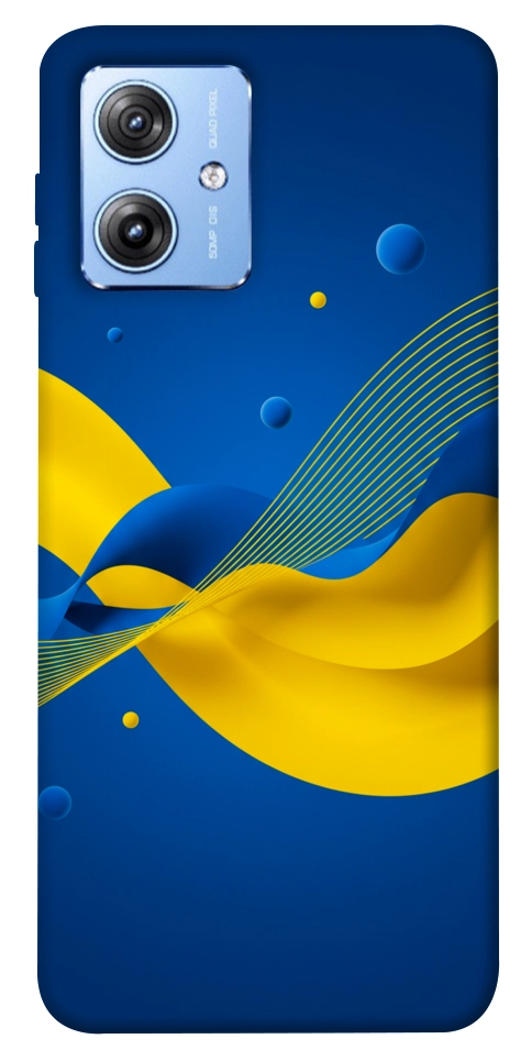 Чехол Жовто-синя гармонія для Motorola Moto G84