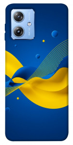 Чехол Жовто-синя гармонія для Motorola Moto G84