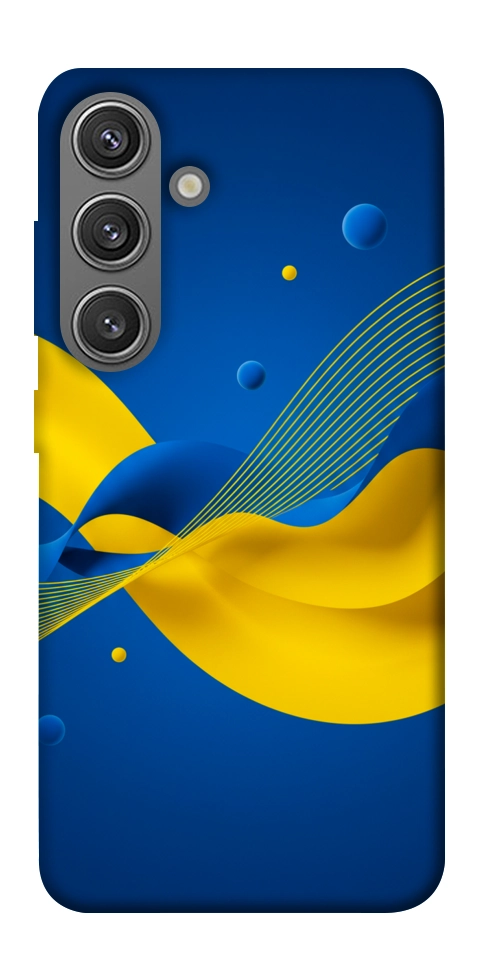Чехол Жовто-синя гармонія для Galaxy S24