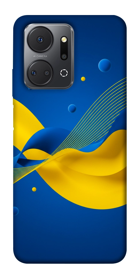 Чохол Жовто-синя гармонія для Huawei Honor X7a