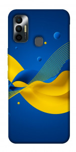 Чехол Жовто-синя гармонія для TECNO Spark 7