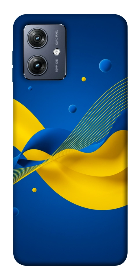 Чехол Жовто-синя гармонія для Motorola Moto G54