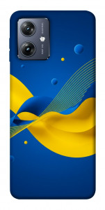 Чехол Жовто-синя гармонія для Motorola Moto G54