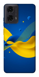 Чехол Жовто-синя гармонія для Motorola Moto G04