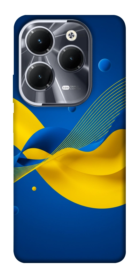 Чохол Жовто-синя гармонія для Infinix Hot 40 Pro
