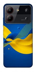 Чехол Жовто-синя гармонія для ZTE Blade A54 4G