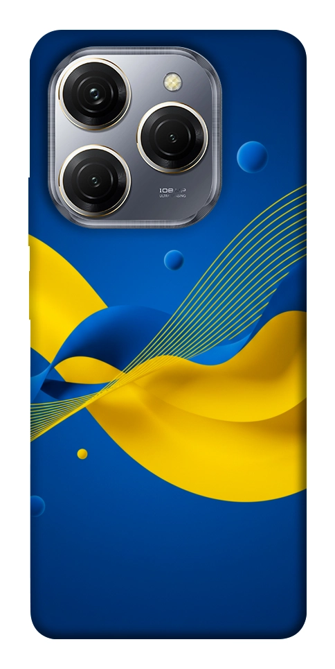 Чохол Жовто-синя гармонія для TECNO Spark 20 Pro