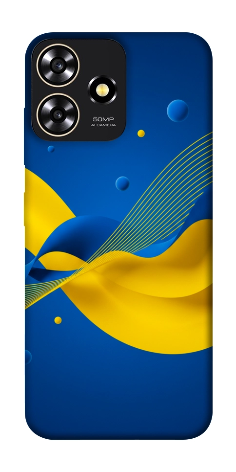 Чехол Жовто-синя гармонія для ZTE Blade A73 4G
