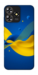 Чехол Жовто-синя гармонія для ZTE Blade A73 4G