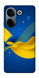 Чохол Жовто-синя гармонія для TECNO Camon 20 Pro (CK7n)