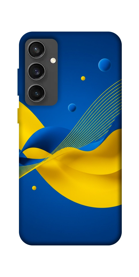 Чохол Жовто-синя гармонія для Galaxy S24 FE