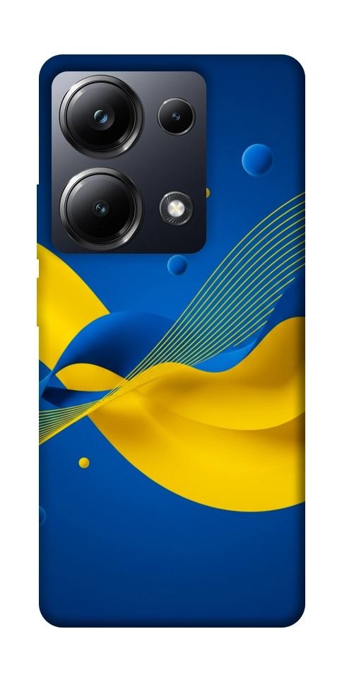 Чохол Жовто-синя гармонія для Xiaomi Poco M6 Pro 4G