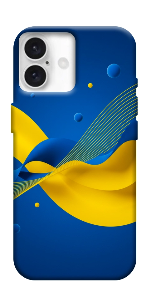 Чохол Жовто-синя гармонія для iPhone 16 Plus