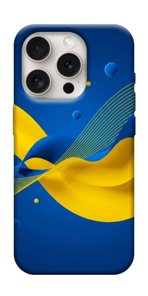 Чехол Жовто-синя гармонія для iPhone 16 Pro