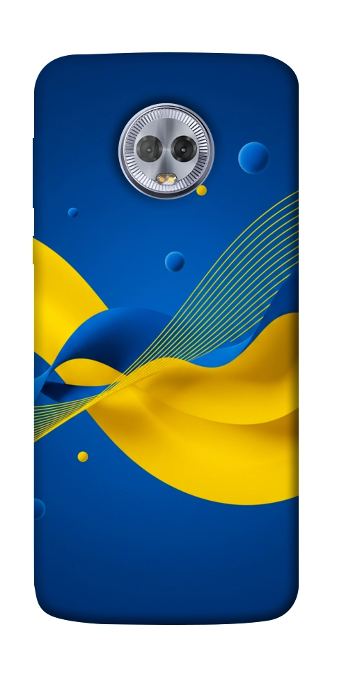 Чехол Жовто-синя гармонія для Motorola Moto G6 Plus