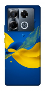 Чехол Жовто-синя гармонія для Infinix Note 40 Pro 4G