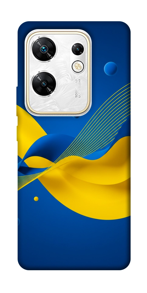 Чехол Жовто-синя гармонія для Infinix Zero 30 4G
