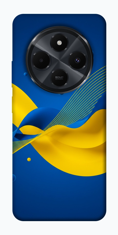 Чохол Жовто-синя гармонія для Xiaomi Redmi 14C