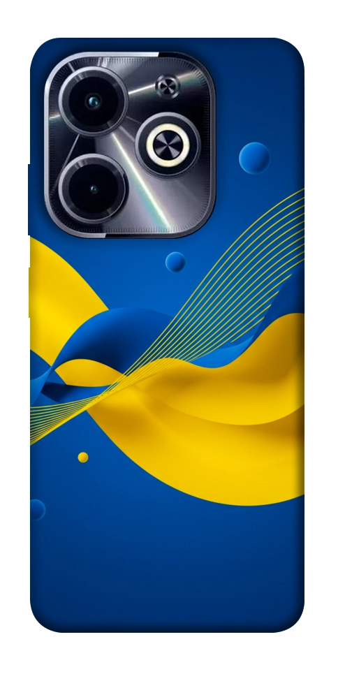 Чохол Жовто-синя гармонія для TECNO Spark 20