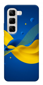 Чехол Жовто-синя гармонія для Infinix Hot 50 4G