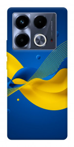 Чехол Жовто-синя гармонія для Infinix Note 40 4G